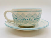 By the Sea Cup and Saucer Set, Set of 4