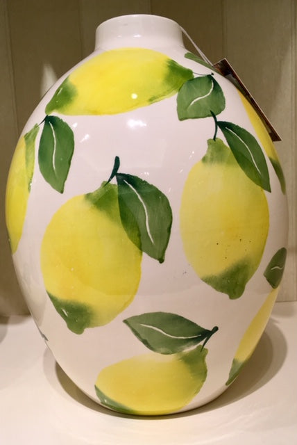 Handcrafted Lemon Vase