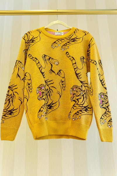 Lurex Mustard Sweater